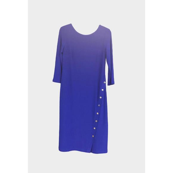 NEW JOSEPH RIBKOFF women's rivet detail dress in royal sapphire - Picture 1 of 1